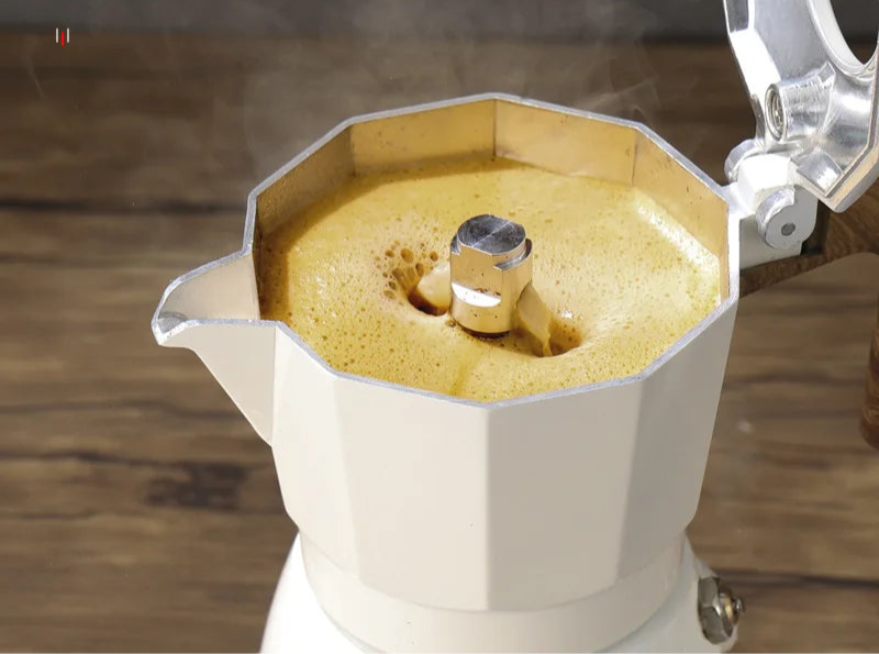 Double Valve Mocha Pot